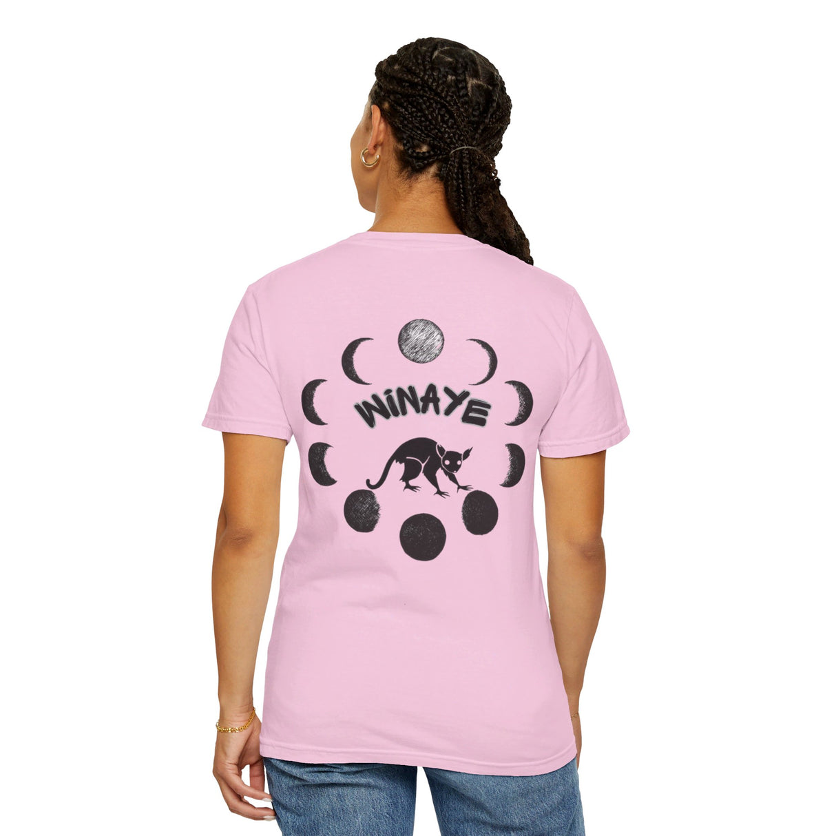 Winaye Moons Unisex Garment-Dyed T-shirt