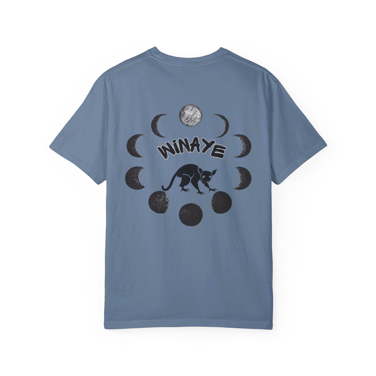 Winaye Moons Unisex Garment-Dyed T-shirt